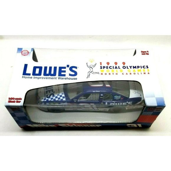 Lowe's 1999 Special Olympics World Games NC Mike Skinner 31 Stock Car 1:24 Scale - Picture 3 of 5